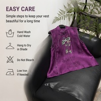 Gilet en soie Kesi pour femme, broderie française faite à la main, style néo-chinois, sans manches, avec boutons mandarin