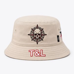 Bob personnalisé avec logo, 100 % coton sergé, patch en chenille, broderie plate, fournisseur de casquettes tendance - Product Image 2