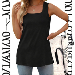 Nouvelle collection 2026 : Top sexy sans manches en similicuir PU respirant, style européen et américain, col montant, taille ajustée, coupe asymétrique pour femme - Product Image 3