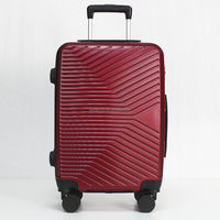 Ensemble de bagages légers en ABS+PC avec couleur/logo personnalisés, valises classiques 20/24/28 pouces, roues universelles à 8 roulettes, cadeau d'entreprise, fabrication en usine