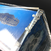 Boîte de protection en acrylique pour cartes à collectionner Elite Trainer avec couvercle magnétique, boîte de présentation pour cartes à collectionner Pokemon, boîte de protection en acrylique transparente ETB Booster Box