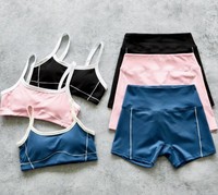 Leggings de yoga personnalisés pour le rehaussement des fessiers et soutien-gorge de sport pour femmes, fabricants en gros de vêtements de sport et de fitness, ensembles d'entraînement, caleçons boxers pour femmes