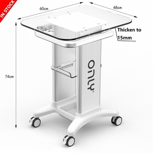 Carrello Estetista Professionale per Trattamenti Viso e Spa, Carrello Portatile per Macchine Laser ed EMS Sculpt, Carrello per Dimagrimento - Product Image 1