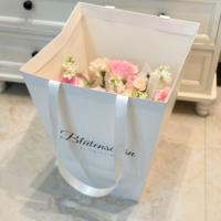 Nouvelle conception, boîtes en carton personnalisées de grande taille pour fleuristes, avec couvercle, emballage cadeau pour fleuristes, sac fourre-tout