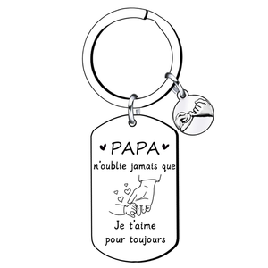 Porte-clés avec citation inspirante, en acier inoxydable, étiquette métallique gravée, porte-clés pour meilleur ami, cadeau familial, souvenir, vente en gros - Product Image 1