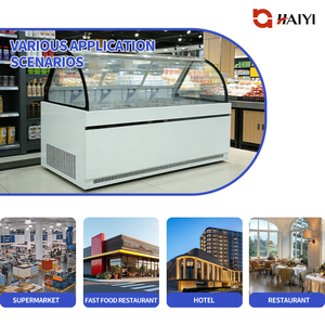 Vitrine réfrigérée pour viande, réfrigérateur de présentation de viande pour supermarché - Product Image 4