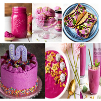 Poudre de Pitaya Lyophilisée 100% Naturelle, Véritable Poudre de Jus de Fruit du Dragon pour Cocktails, Smoothies, Thés, Pâtisseries, Boissons, Qualité Alimentaire