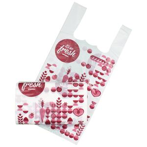 Bolsas de Plástico Reutilizables Extra Grandes con Asas Largas para Camisetas, de HDPE, para Supermercados y Tiendas de Comestibles, Duraderas - Product Image 4