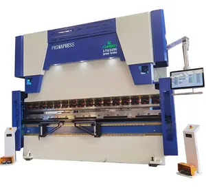 Primapepress Mesin Bending OK 170T 3200Mm Besi Tahan Karat Tekan Rem CNC ESA875 8 + 1 Pengontrol 3D