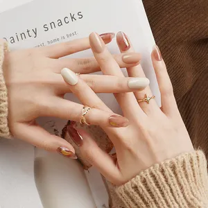 2025 baru <span class=keywords><strong>gel</strong></span> pembungkus kuku dnd gaya amber Kutek <span class=keywords><strong>gel</strong></span> desain Musim Semi pembungkus kuku - Product Image 5