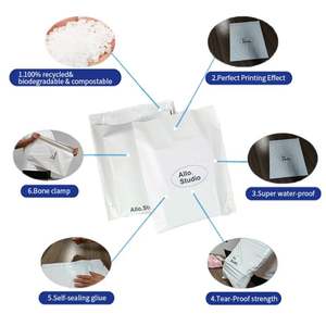 High Quality Biodegradable LDPE <b>Mailer</b> Packaging Bag Hot Sale Eco Friendly White Poly Shipping Printed Delivery <b>Mailer</b> Bag - Product Image 6