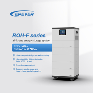 <span class=keywords><strong>Epever</strong></span> Kit de panneau solaire résidentiel empilable avec batterie et <span class=keywords><strong>onduleur</strong></span> Système de stockage d'énergie par batterie LiFePO4 5kWh à 30kWh - Product Image 2