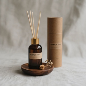 Customized High-End <b>Biodegradable</b> Aromatherapy Packaging Paper Tubes Cardboard Printed Candles for Crafts Size Options Available - Product Image 1