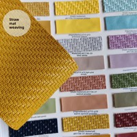 Tapis en herbe synthétique PVC gaufré de haute qualité 1,0 mm, tissu simili cuir résistant à l'abrasion pour bagages, sacs à main, couvertures d'album