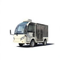 Véhicule de livraison réfrigéré électrique, fourgonnette de transport frigorifique fermée, mini-camion pour le transport de produits frais, service logistique alimentaire