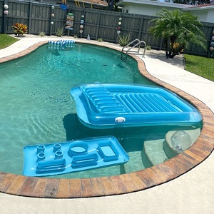 Water Party Leisure Floating <b>Platform</b> <b>Bed</b> Lounge Party Pool Rafting Suntan Tub Floating <b>Bed</b> <b>Frame</b> - Product Image 4