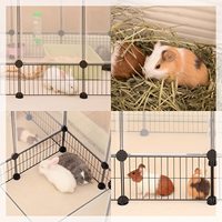 Cages pour lapins et cochons d'Inde Cages pour hamsters Conception de fond en filet de fer pour petits animaux