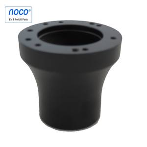 Sports Style DS Steering Wheel Base for Golf Cart <b>Accessories</b> Black Leather with Red <b>Stitch</b> Fit Model - Product Image 3