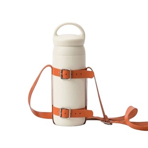 Porte-gobelet isotherme en cuir INS pour femmes enceintes et enfants, sangle pour bouteille d'eau, bouteille d'eau universelle pour extérieur - Product Image 4