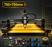 7575 Black QueenAnt PRO 1610 Kit complet CNC à vis à billes pour machine de sculpture sur bois, routeur CNC, machine de gravure CNC pour le travail du bois