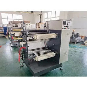 Non Woven Fabric Rolling and Cutting/ Slitting Machine Automatic Non Woven Roll Fabric Cutting Machine Non Woven Fabric Roll Sli
