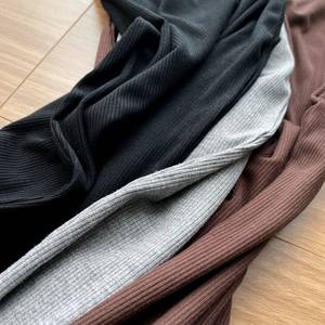 モーダルスパンデックス レディース マキシドレス 超滑らか 控えめ/キュート/セクシー パーティースタイル エンパイア ソリッド ナイス スリムフィット 調節可能なストラップ - Product Image 3