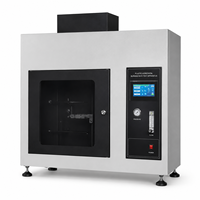 Appareil d'essai de taux de combustion horizontal des plastiques ASTM D635 UL94, équipement d'essai d'ignifugation des plastiques