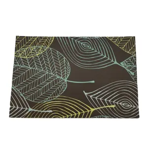 Tapis de sol en vinyle imprimé en PVC ignifuge Tapis de porte imprimé