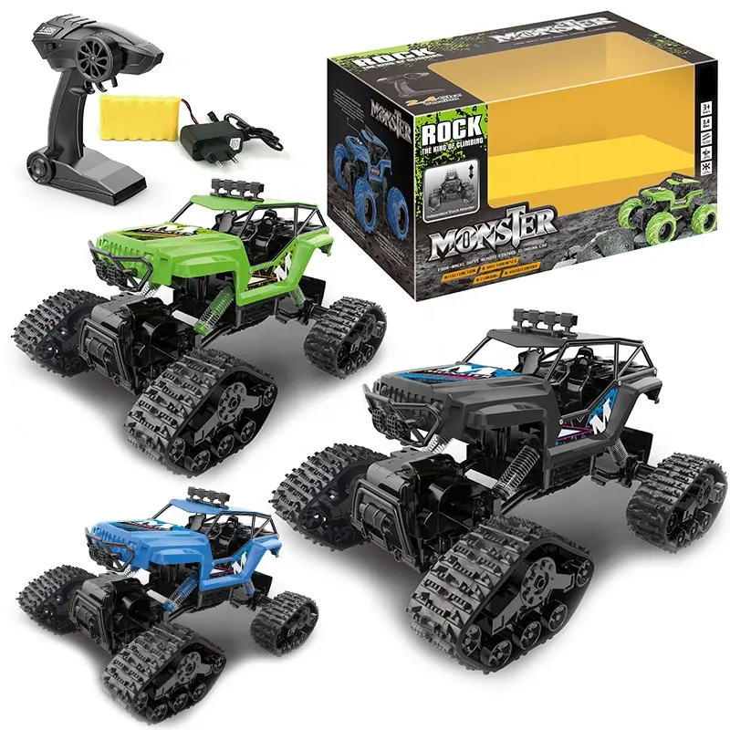 4WD เด็กถังของเล่น RC 1/12 RC รีโมทคอนโทรลรถ 2 ประเภทยาง