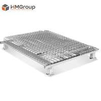 Cage à palettes en treillis métallique soudé, pliable, en acier galvanisé, sur mesure