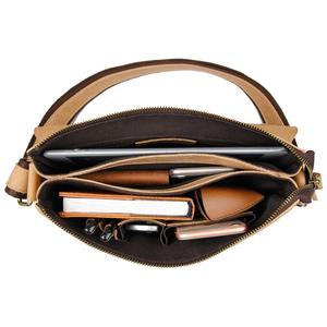 Borsa a Tracolla in Pelle Andong, Pelle Crazy Horse, Borsa Retrò da <span class=keywords><strong>Uomo</strong></span>, Casual e alla Moda, Grande Capacità, Borsa Messenger <span class=keywords><strong>Monospalla</strong></span> - Product Image 6