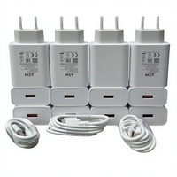Adaptor Charger Dinding USB Type C PD 45W Super Cepat Grosir Pabrik untuk Samsung Galaxy Note 10/Note 20/S20 S21