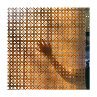 Nouveau design de matériaux créatifs planche de tissage en bambou planche de résine de bambou décoration de tissage d'intérieur utilisation d'hôtel mur de fond