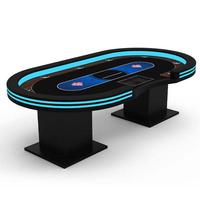 Table de poker électronique LED professionnelle de luxe YH, tables de jeu d'occasion, table de casino à vendre