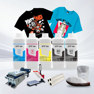 Polvo de transferencia de calor de película PET <span class=keywords><strong>Sublistar</strong></span> compatible con 1 4 litros para impresora de tela Digital <span class=keywords><strong>DTF</strong></span> para tinta Titanjet Titan Jet 60E2-PET - Product Image 1