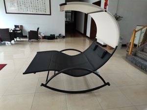 YOHO 2022 Nouvelles chaises longues en acier à 2 places avec sac de transport latéral en option - Product Image 3