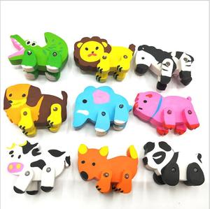 Gomme à effacer mignonne en forme d'animal avec impression couleur intégrale - Product Image 1