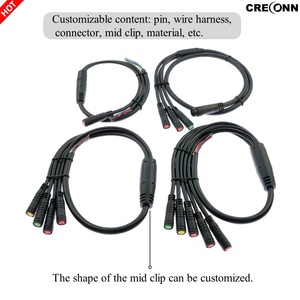 IP67防水電動自転車ケーブル、23456ピンオス・メス2A定格コネクタ（信号システム用） - Product Image 4