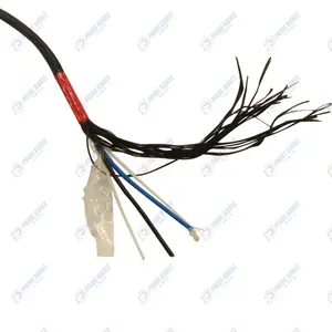 Customized PTFE 2X0.5mm2+ optical fiber tethered drone cable for UAV power and signal transmission