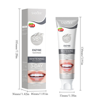 Dentifrice blanchissant SADOER à l'hydroxyapatite, saveur menthe, pour dents sensibles, haleine fraîche, nettoyage des dents, vente en gros directe usine