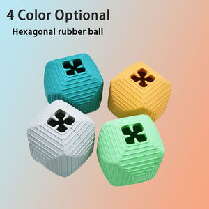 ลูกบอลยางธรรมชาติของเล่นฝึกสุนัขสำหรับฝึกสุนัข IQ ดีไซน์ใหม่ทนทาน - Product Image 3
