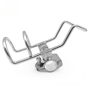 Support de canne à pêche en nylon 46x271mm, poli <span class=keywords><strong>miroir</strong></span>, fixation murale, portable, pour bateau marin et pêche en rivière - Product Image 4