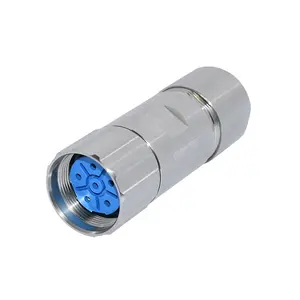 M23 Tín Hiệu Thẳng Cắm Nối 12 Pin Ip67 M23 17Pin Nam Nữ Nối