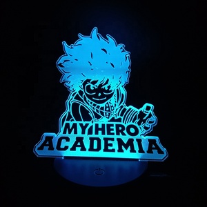 Tốt nhất trẻ em 'món quà kuromi 3D đèn phổ biến phim hoạt hình 3D đêm đèn khâu anh hùng của tôi sinh nhật món quà giáng sinh phòng đèn nhà máy - Product Image 3