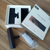 Diffuseur d'arômes en bois pur, diffuseur d'arômes Eva, longue durée, désodorisant automatique pour voiture, parfum pour climatiseur de voiture, purificateur d'air de luxe pour grille d'aération