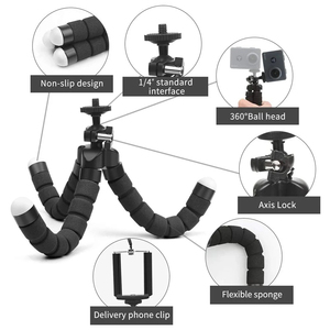 Productos más vendidos 2025 Octopus Flexible <span class=keywords><strong>Mini</strong></span> <span class=keywords><strong>Tripod</strong></span> Para Celular Tripodes Para Teléfonos para Vlog Video - Product Image 3