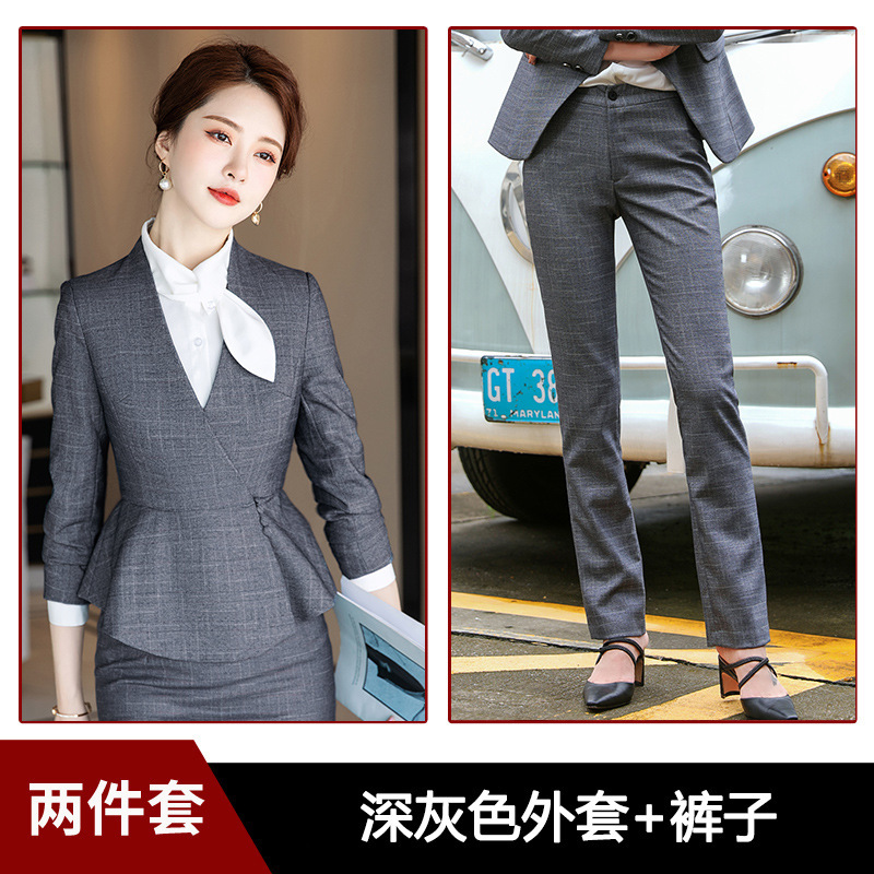 Gray suit + trousers