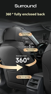Nuevos cojines de asiento de coche impermeables personalizados 2017-2024 personalizados de paquete completo para <span class=keywords><strong>Audi</strong></span> <span class=keywords><strong>A4</strong></span>/allroad fundas de asiento de cuero de PVC Rojo Negro - Product Image 6