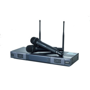 Idosun <span class=keywords><strong>AD700</strong></span> Micrófono Inalámbrico Ligero Dinámico Cardioide con Cancelación de Ruido para Karaoke con 2 Micrófonos - Product Image 6