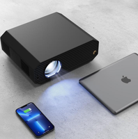 Projecteur 4K Hamolb HK5000 1500 ANSI Mise au Point Automatique pour Affaires/Salles de Classe, Visible en Plein Jour
